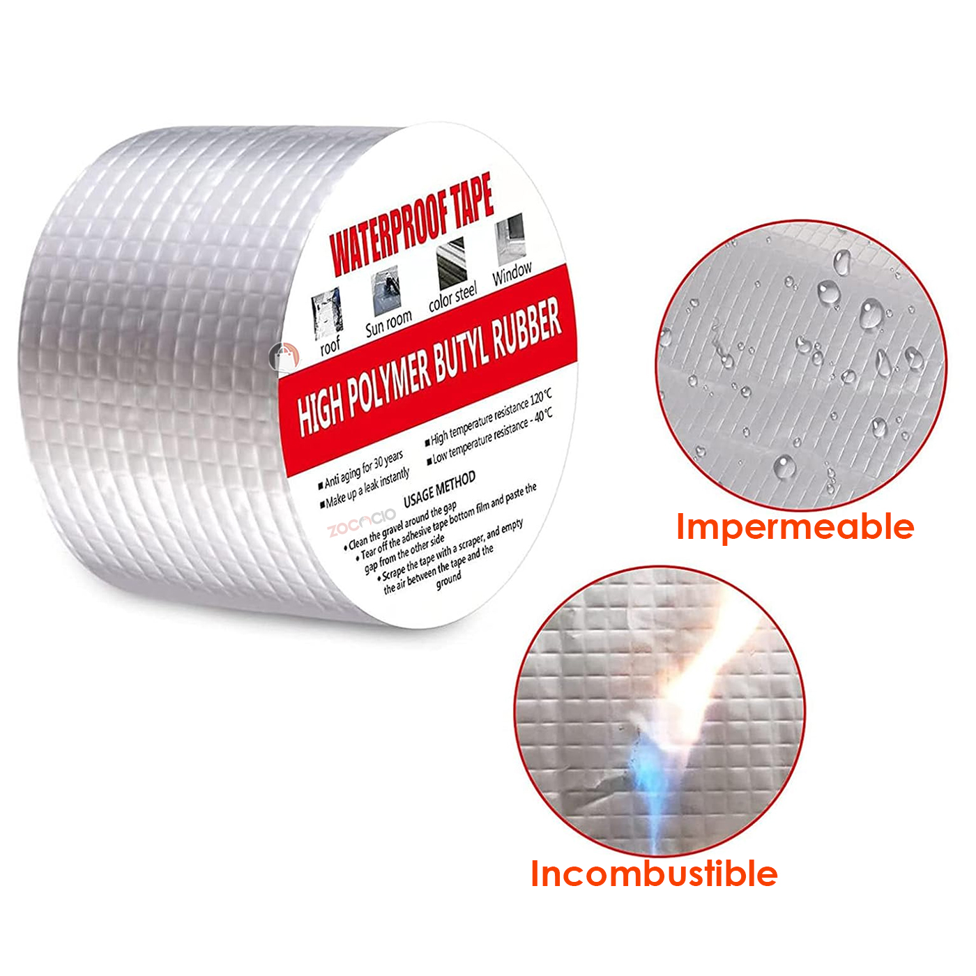 Miniatura 6 de Cinta Impermeable De Butilo Sellador Mul